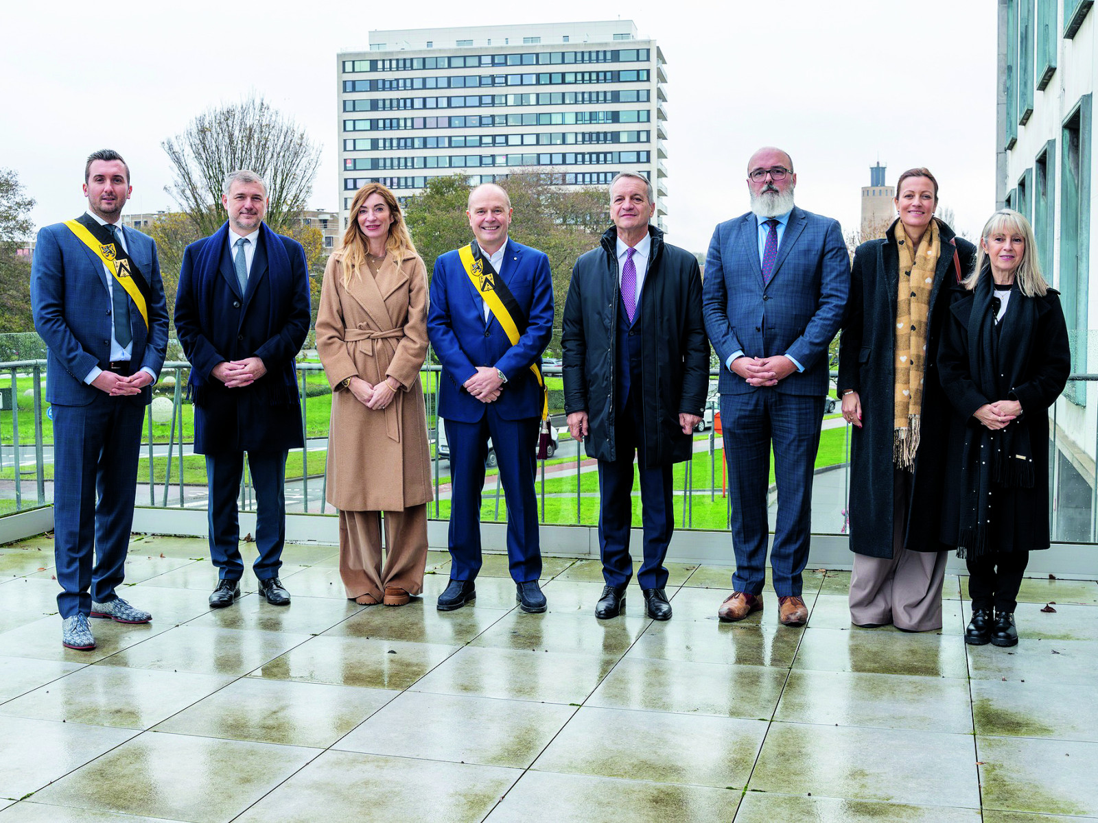 Les élus en visite à Ostende