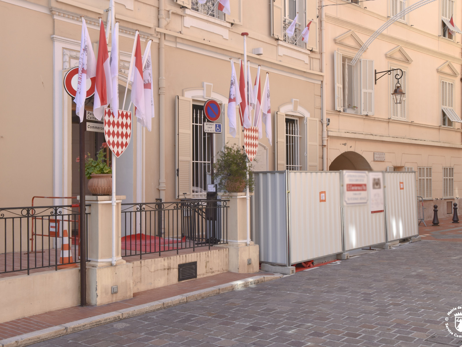 Travaux au niveau de l’accès PMR de la Mairie de Monaco