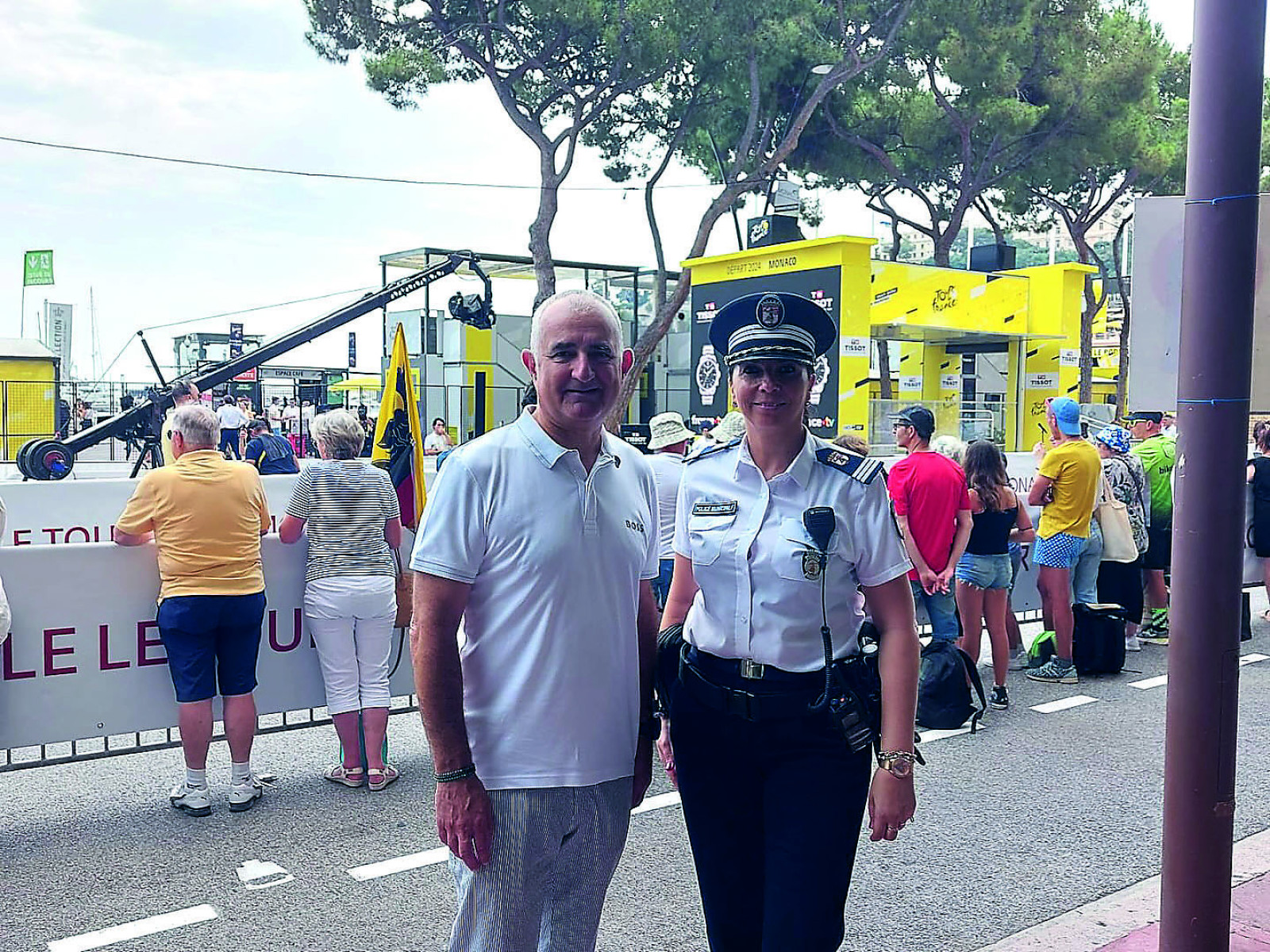 LA POLICE MUNICIPALE EN RENFORT POUR LE CONTRE-LA-MONTRE DU TOUR DE FRANCE