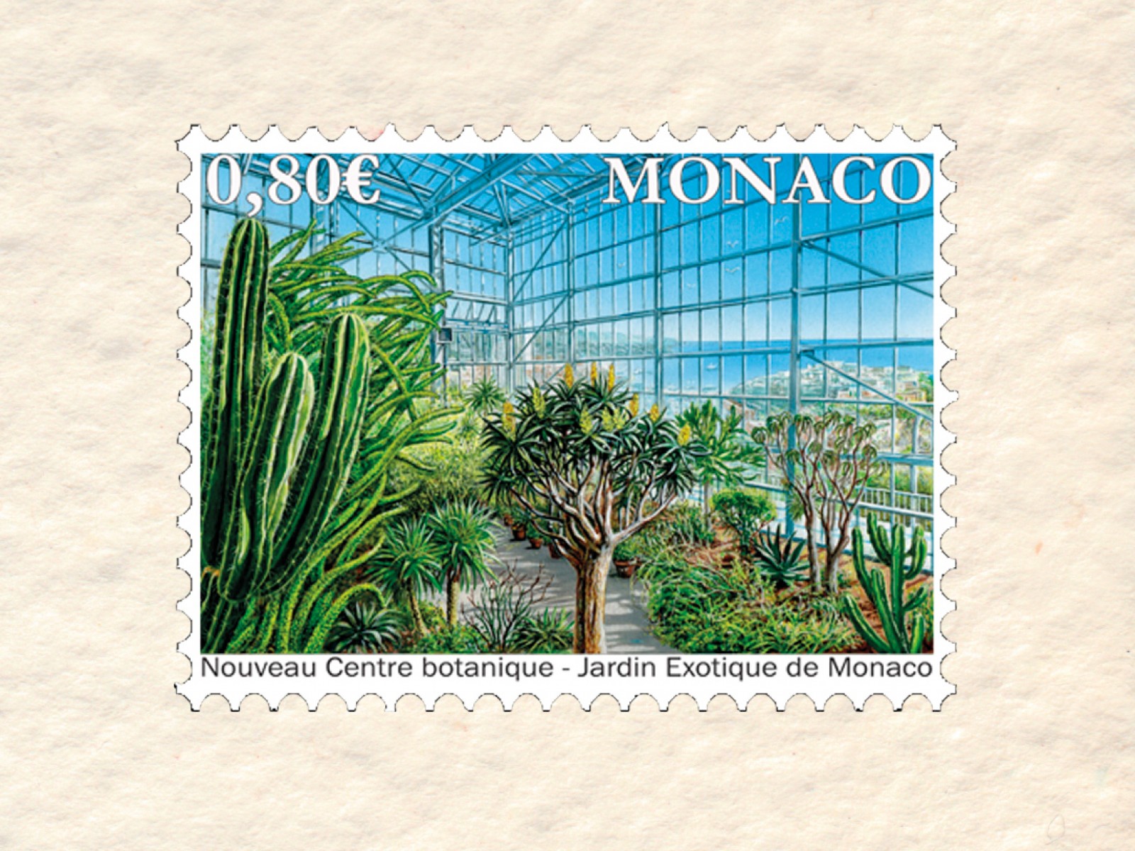Un timbre pour le Centre Botanique