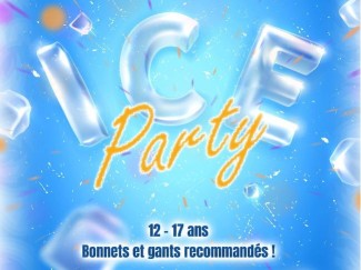 La patinoire accueillera la première « Ice Party » le 29 janvier prochain !