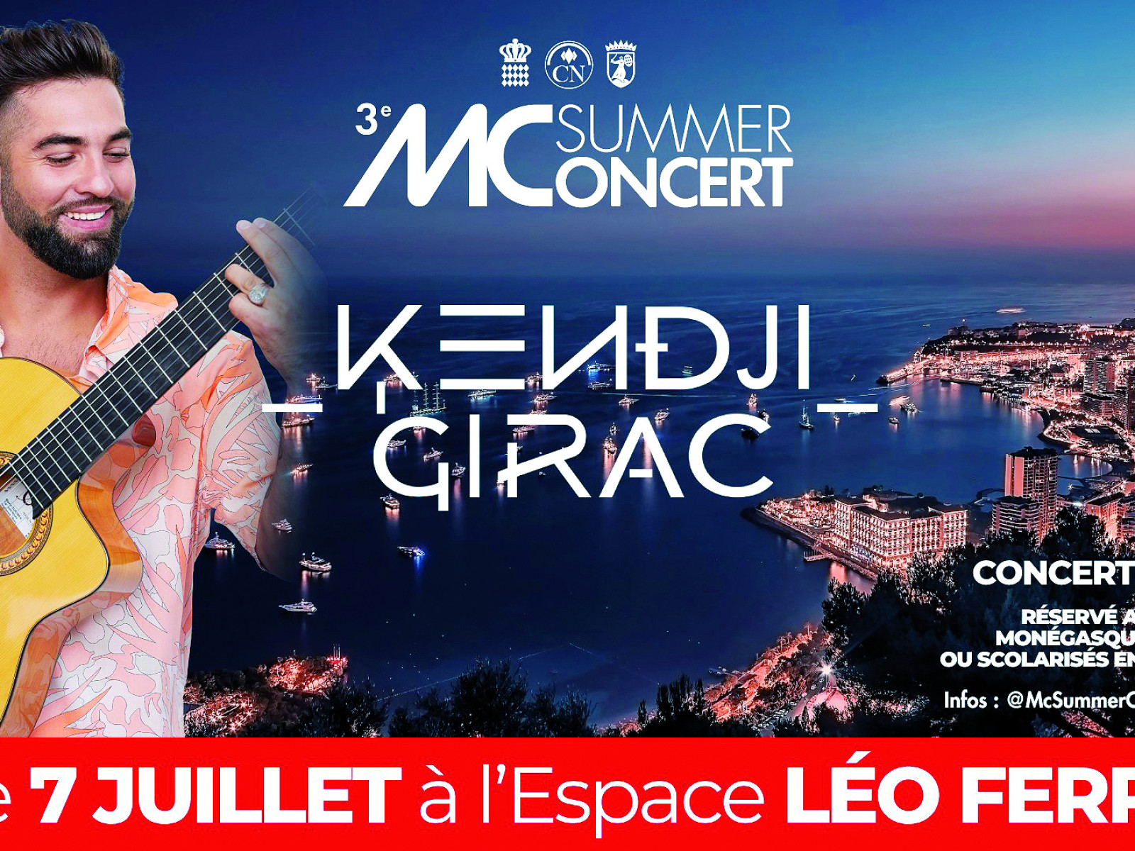 MC SUMMER CONCERT : Kendji Girac à l'Espace Léo Ferré