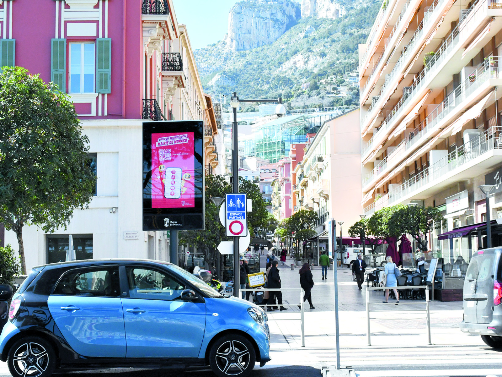 Nouveau panneau sur la Rue Caroline