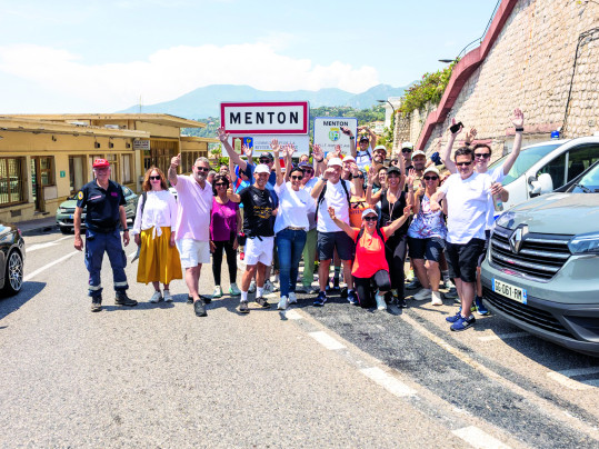 À pied, entre Monaco et Dolceacqua