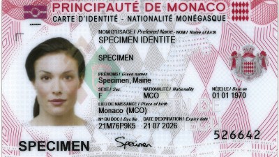 La nouvelle carte d’identité monégasque, support de l’identité numérique