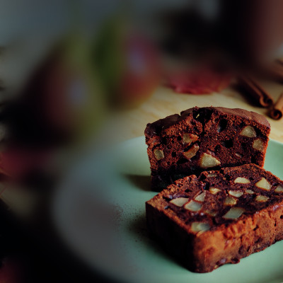 CAKE POIRE–CHOCOLAT
